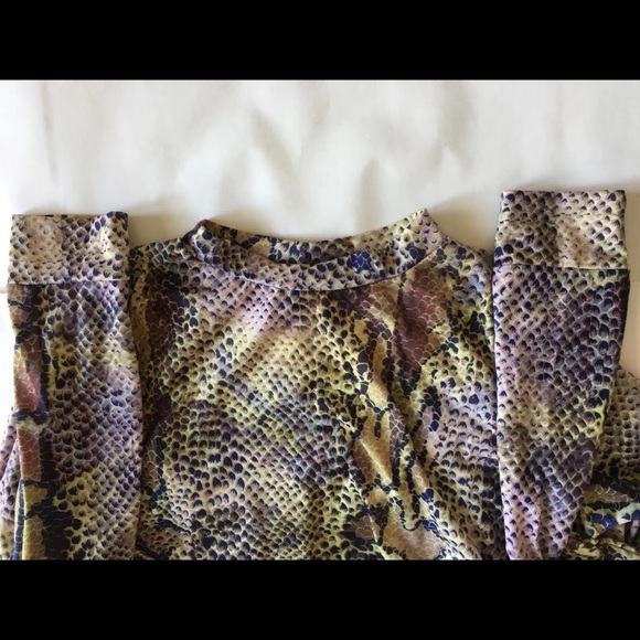 ASOS animal snake print midi dress - Picture 3 of 6
